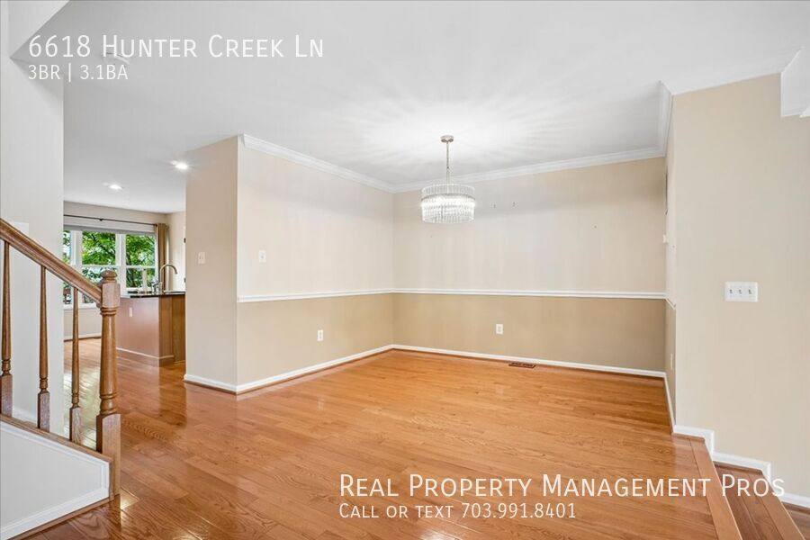 Townhouse for rent at 6618 Hunter Creek Lane, Alexandria, VA 22315