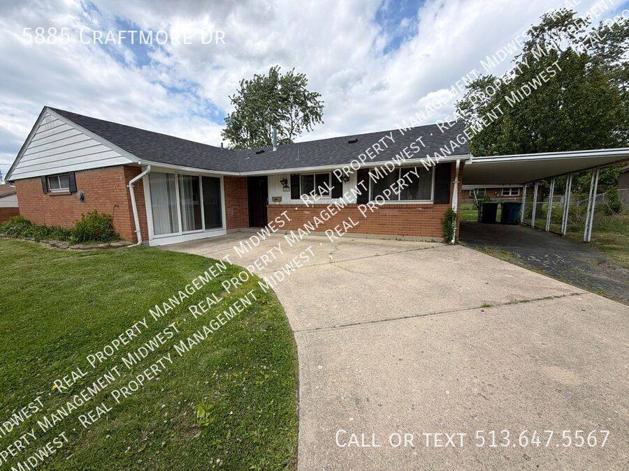 House for rent at 5885 Craftmore Dr, Dayton, OH 45424