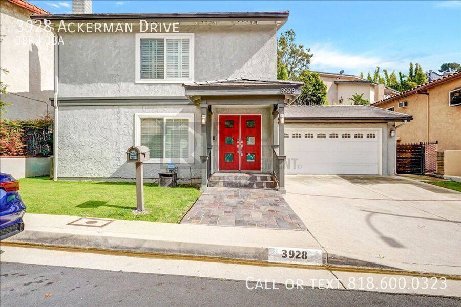 House for rent at 3928 Ackerman Dr, Los Angeles, CA 90065