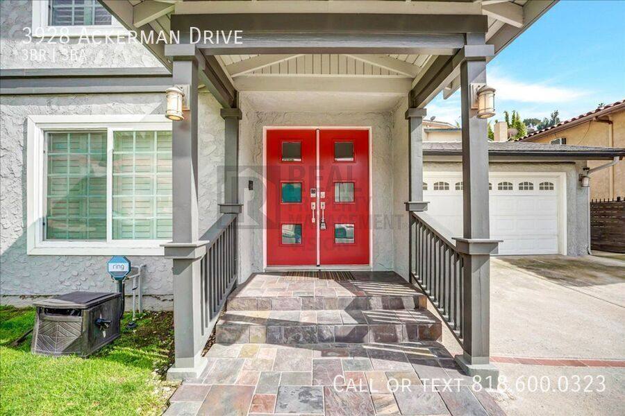 House for rent at 3928 Ackerman Dr, Los Angeles, CA 90065