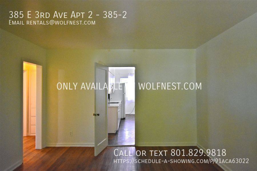 Apartment for rent at 385 E 3rd Ave #2, Salt Lake City, UT 84103