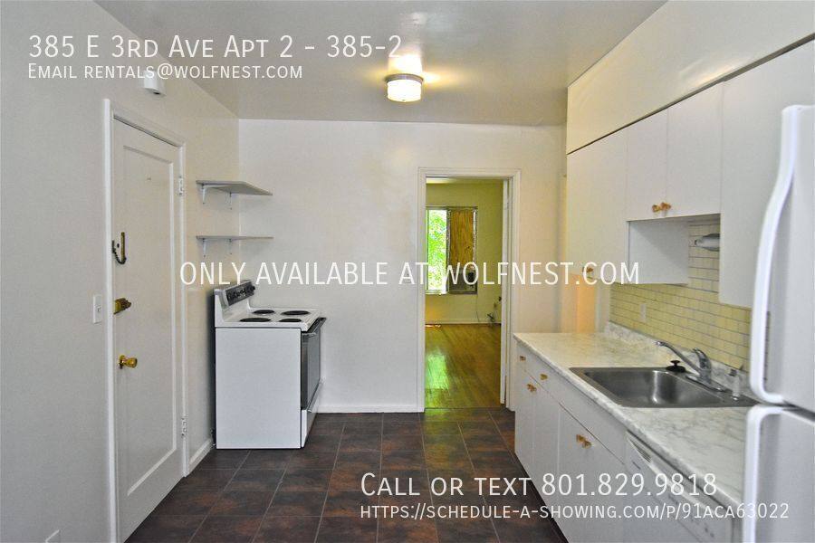 Apartment for rent at 385 E 3rd Ave #2, Salt Lake City, UT 84103