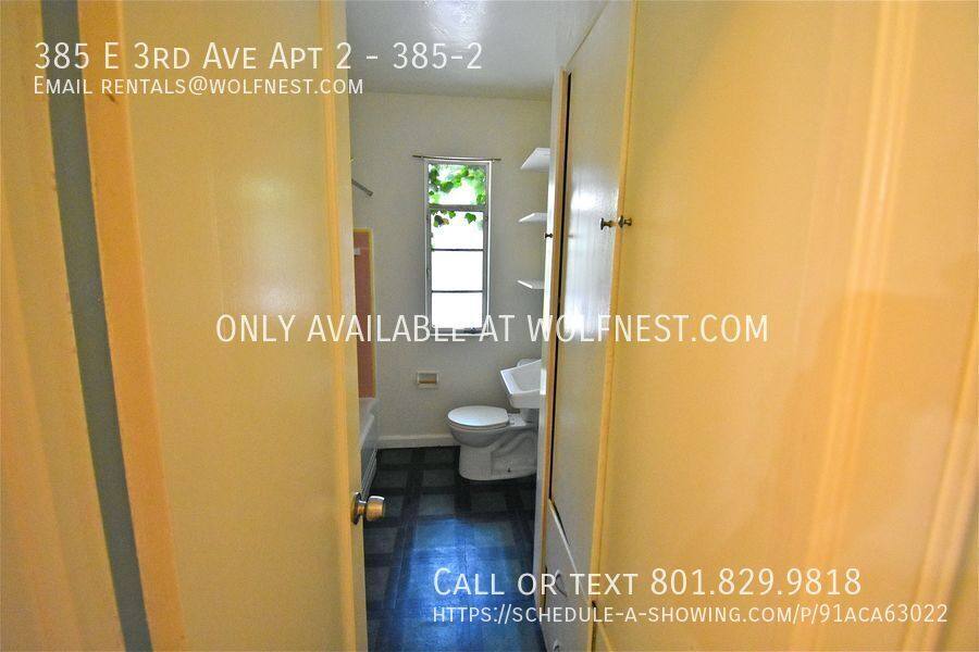 Apartment for rent at 385 E 3rd Ave #2, Salt Lake City, UT 84103