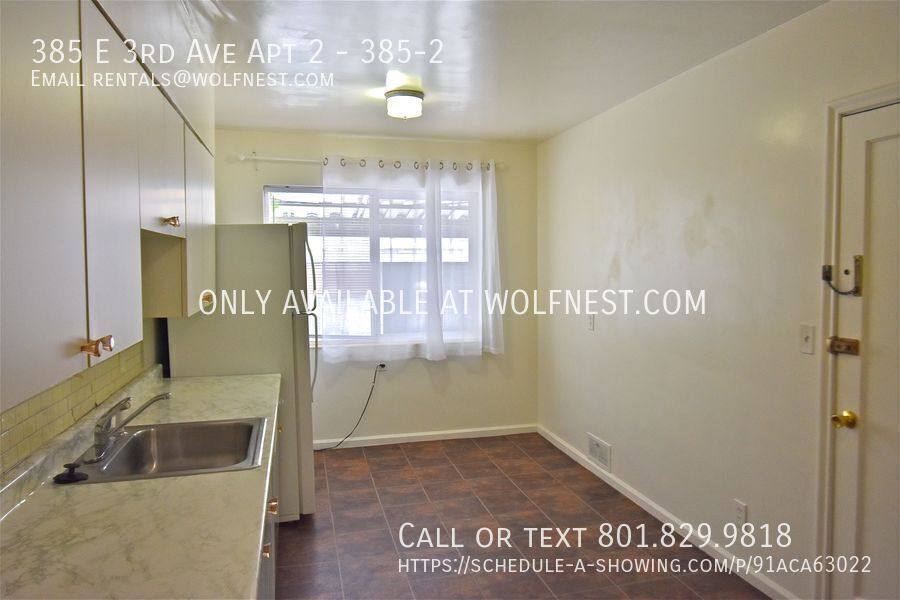 Apartment for rent at 385 E 3rd Ave #2, Salt Lake City, UT 84103