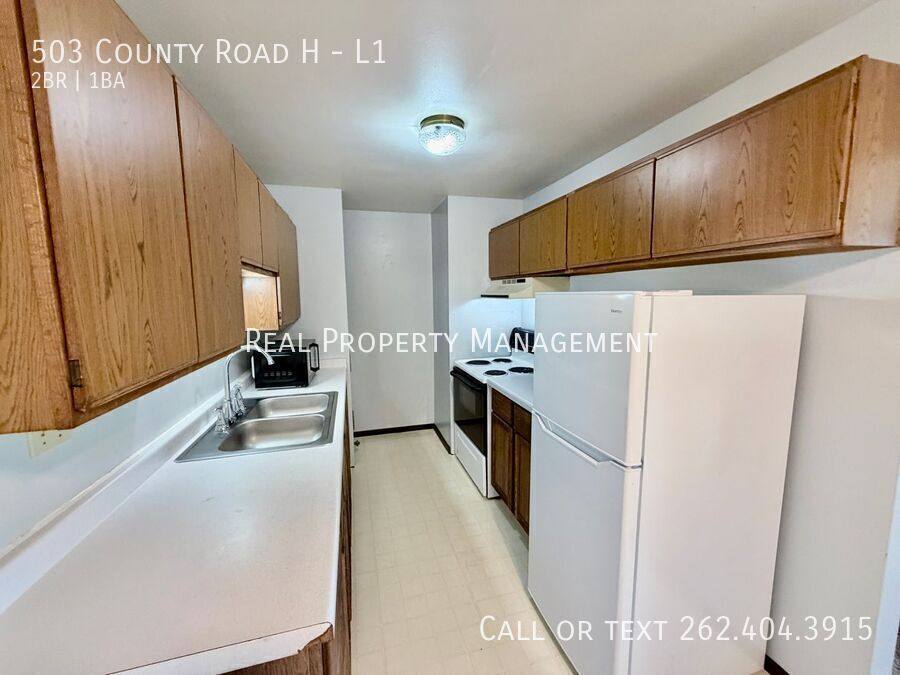 Apartment for rent at 503 County Rd H #L1, Kewaskum, WI 53040
