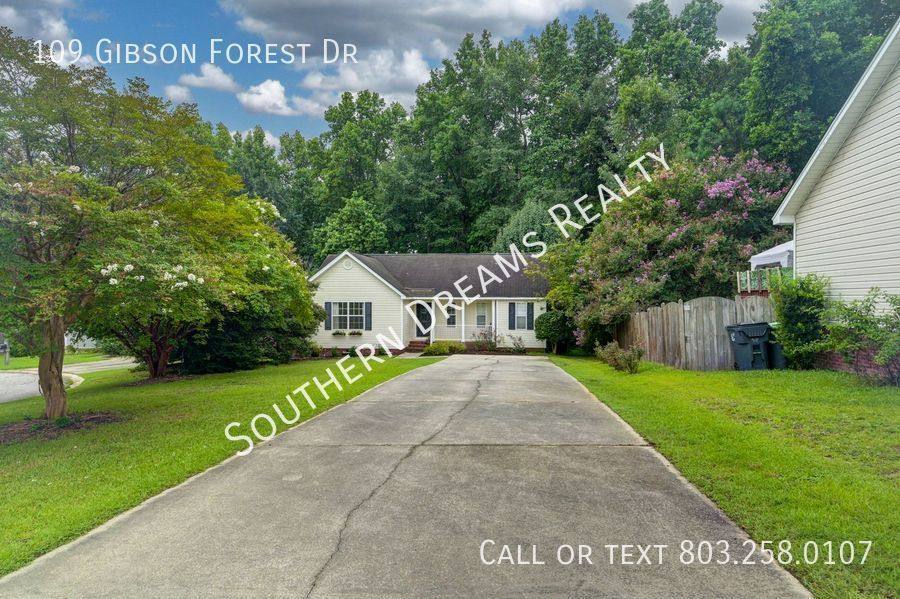 House for rent at 109 Gibson Forest Dr, Lexington, SC 29072