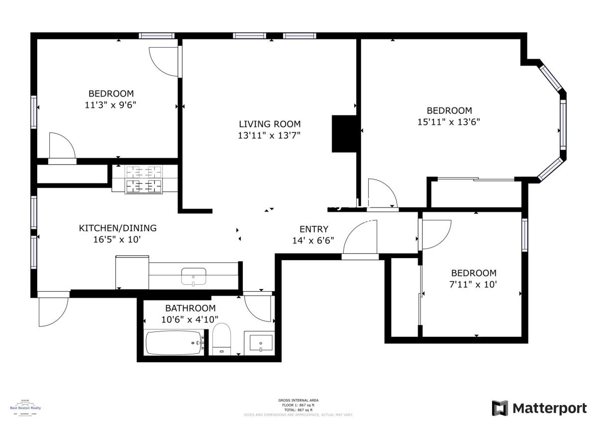 Apartment for rent at 70 Summer St #3R, Somerville, MA 02143