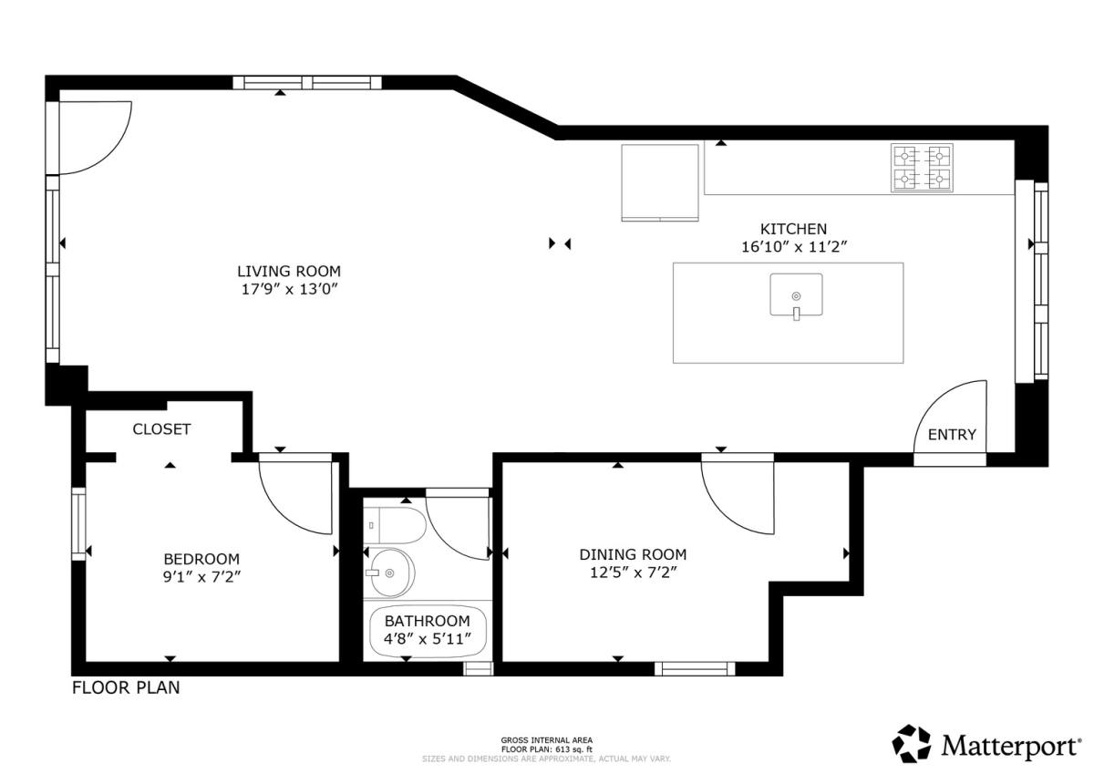 Apartment for rent at 1414 N Maplewood Ave #1, Chicago, IL 60622
