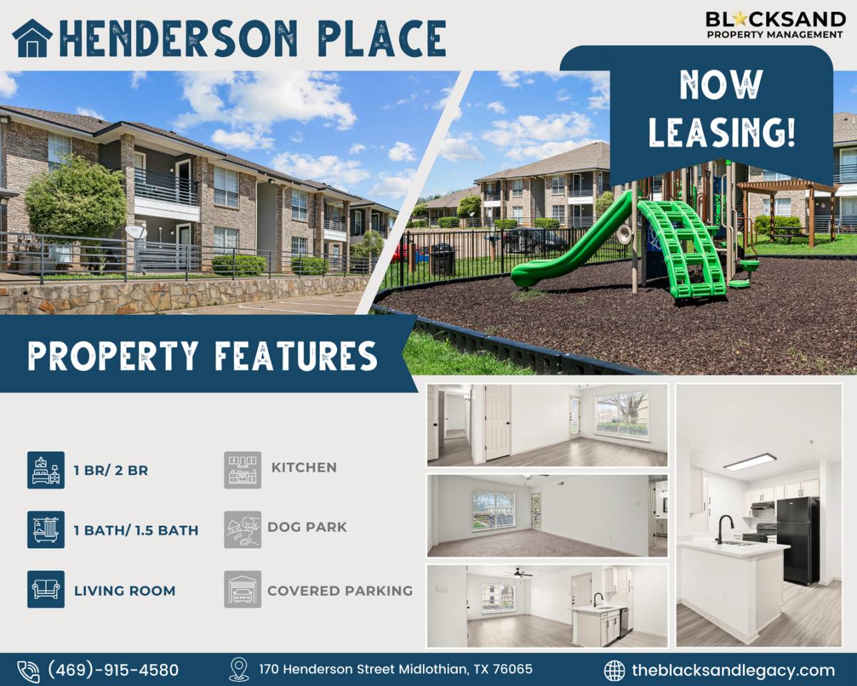 Apartment for rent at 170 Henderson St #1106, Midlothian, TX 76065