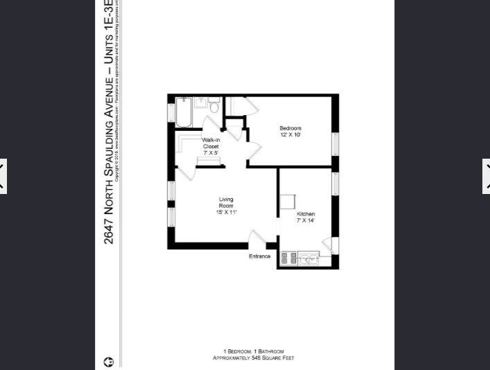 Apartment for rent at 2647 N Spaulding Ave #2, Chicago, IL 60647