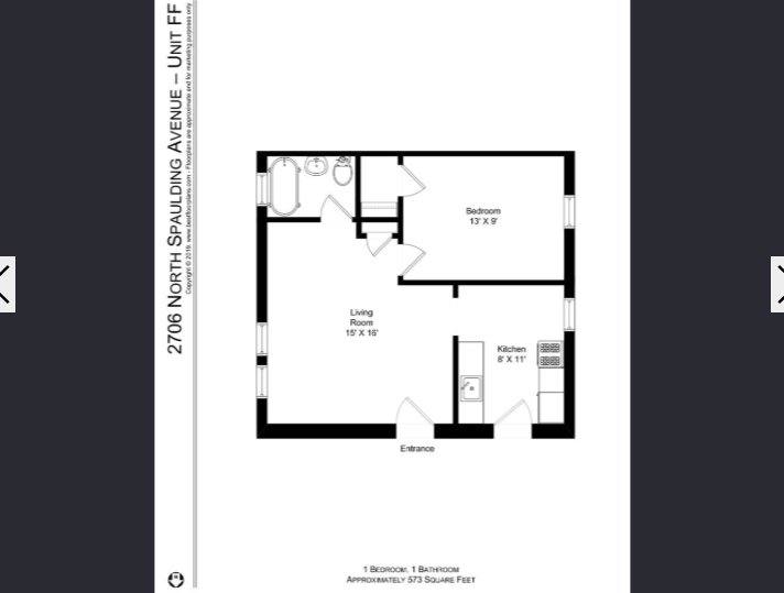 Apartment for rent at 2706 N Spaulding Ave #3, Chicago, IL 60647
