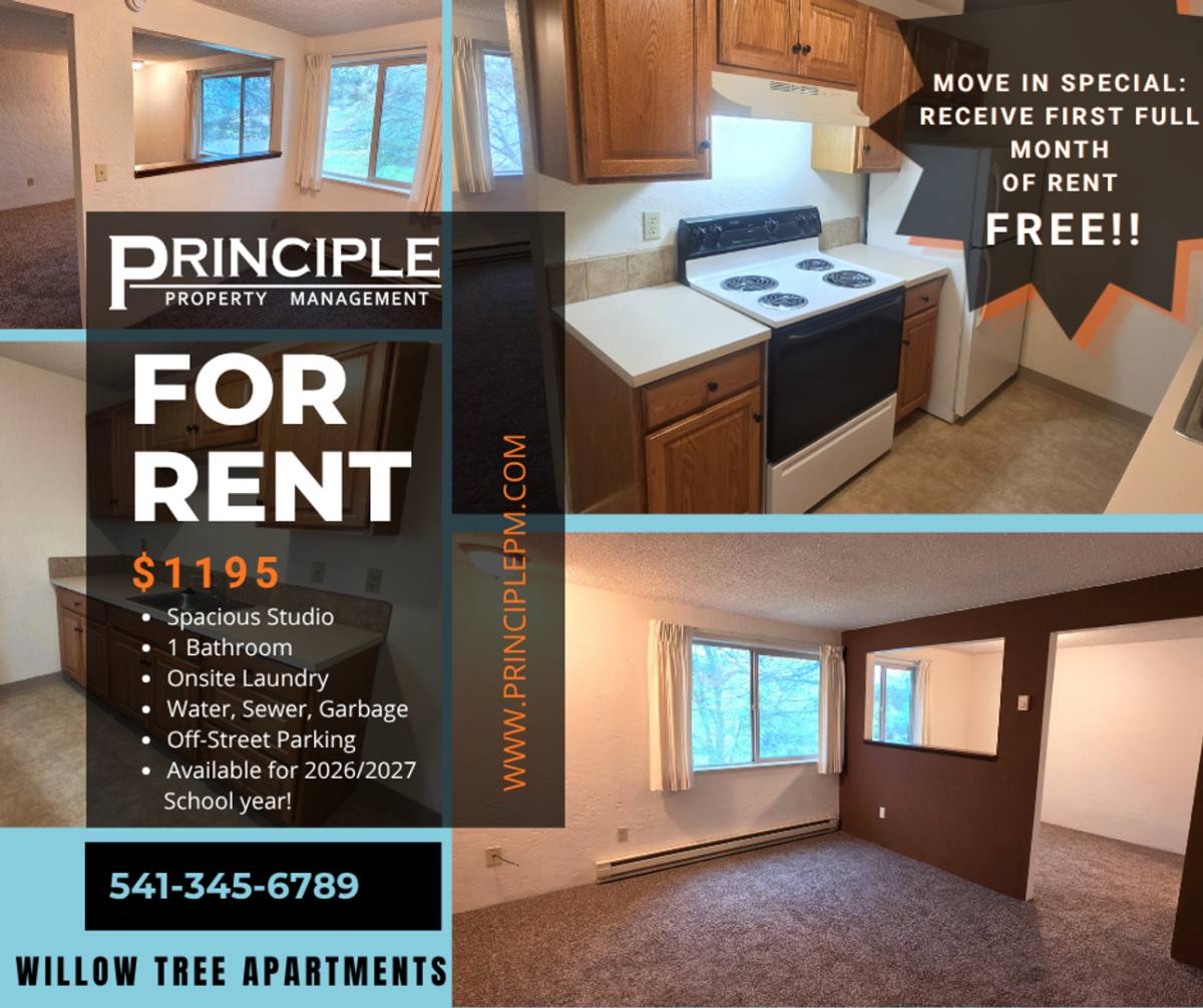 Apartment for rent at 775 SW Washington, Corvallis, OR 97333