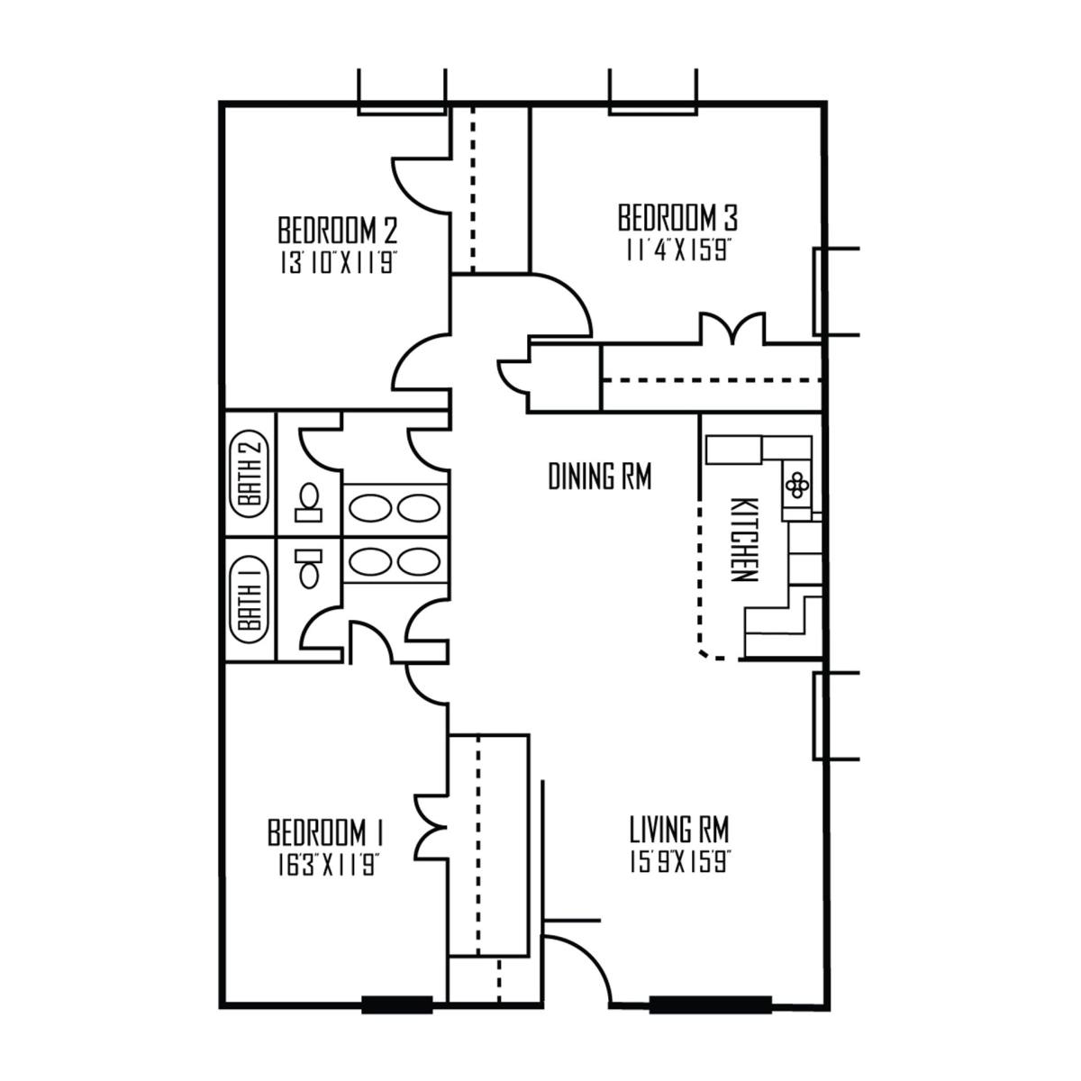 Apartment for rent at 1720 Woodward St, Austin, TX 78741