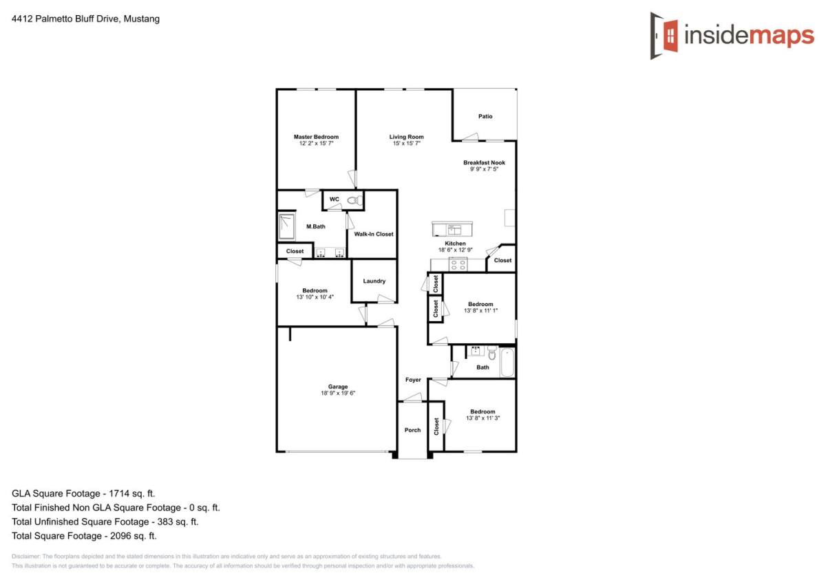 House for rent at 4412 Palmetto Bluff Dr, Mustang, OK 73064