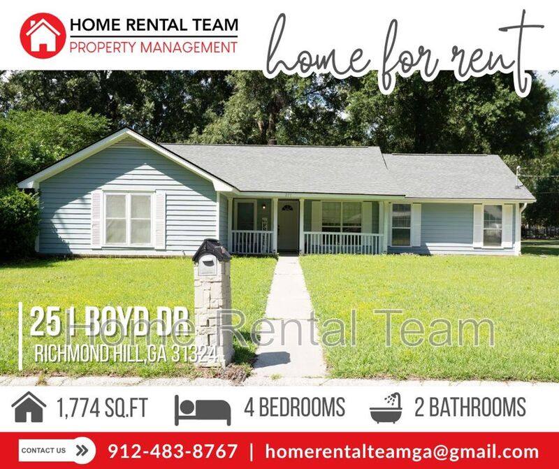 House for rent at 251 Boyd Dr, Richmond Hill, GA 31324