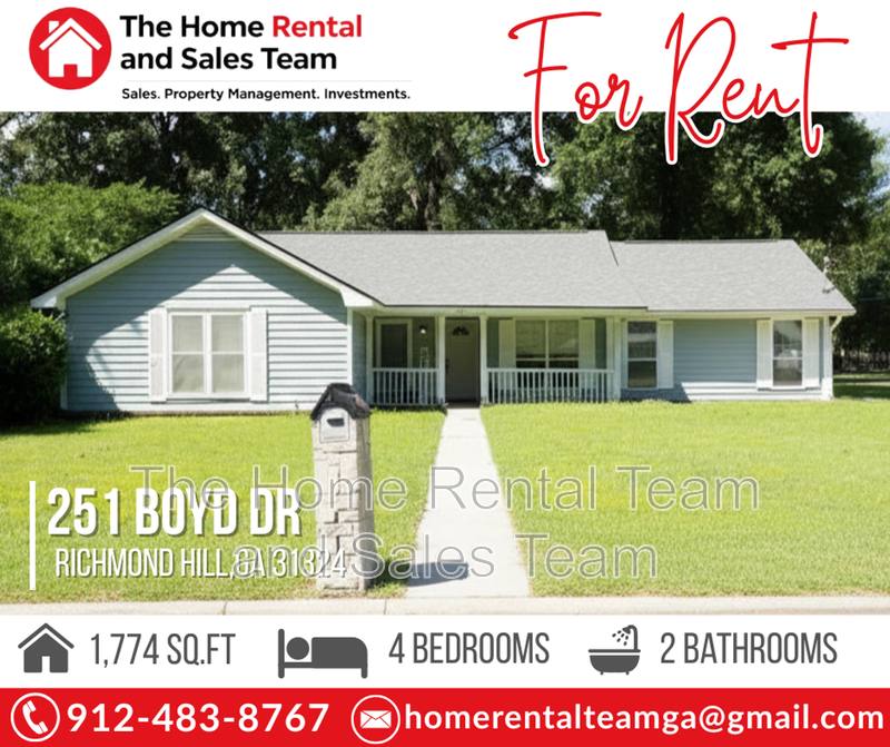 House for rent at 251 Boyd Dr, Richmond Hill, GA 31324