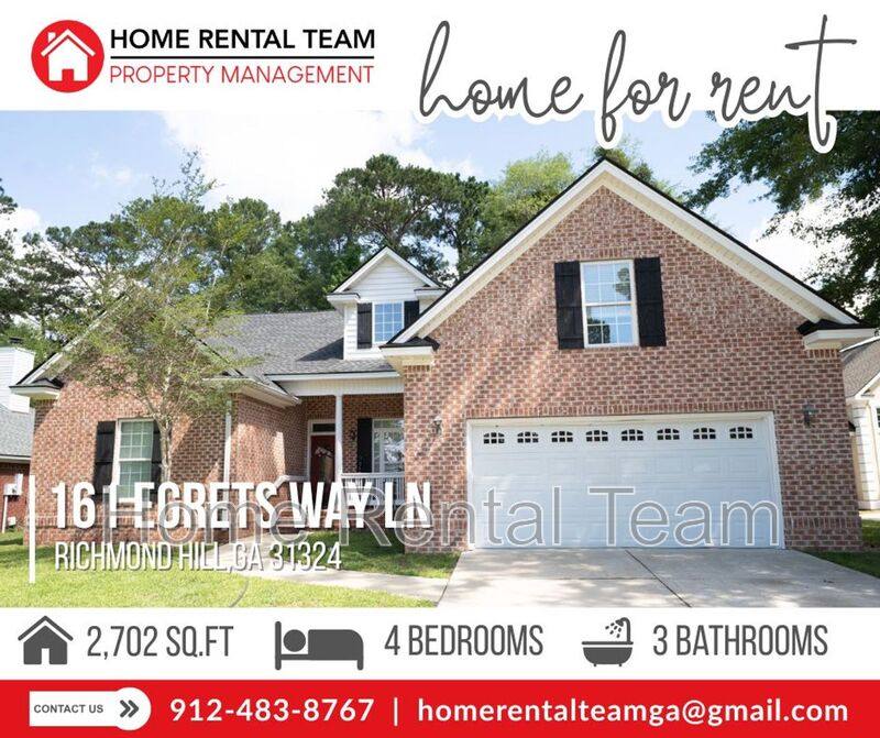 House for rent at 161 Egrets Way Lane, Richmond Hill, GA 31324