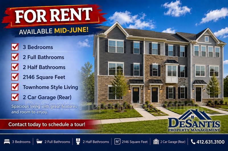 Townhouse for rent at 116 Crab Apple Way, Coraopolis, PA 15108