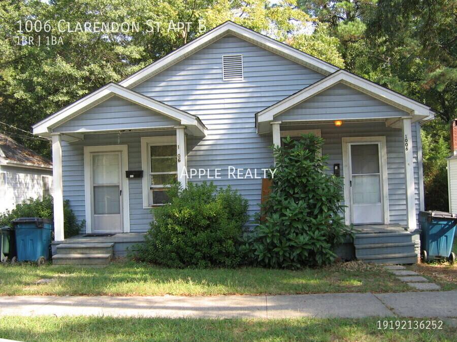 House for rent at 1006 Clarendon St #B, Durham, NC 27705