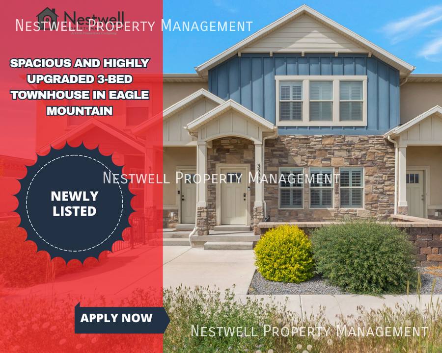 Townhouse for rent at 3596 E Ruby Lane, Eagle Mountain, UT 84005