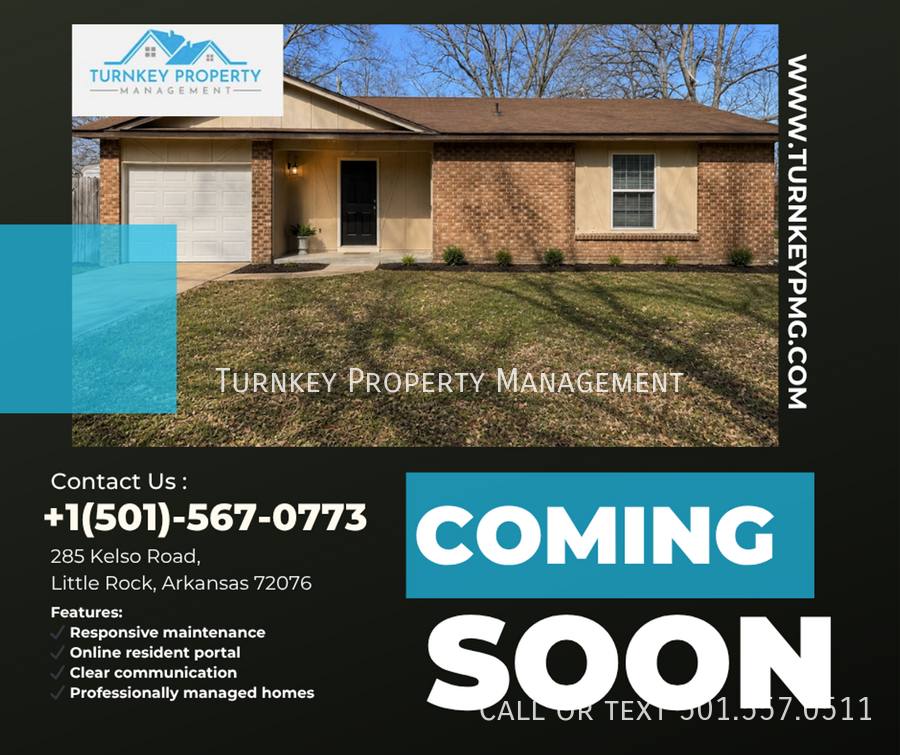 House for rent at 285 Kelso Rd, Jacksonville, AR 72076