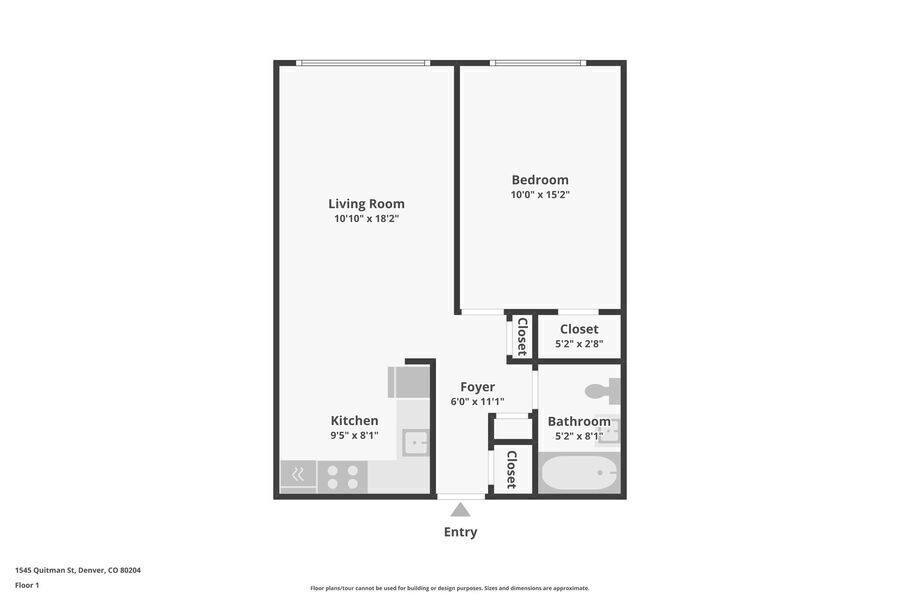 Apartment for rent at 1545 Quitman St #2, Denver, CO 80204
