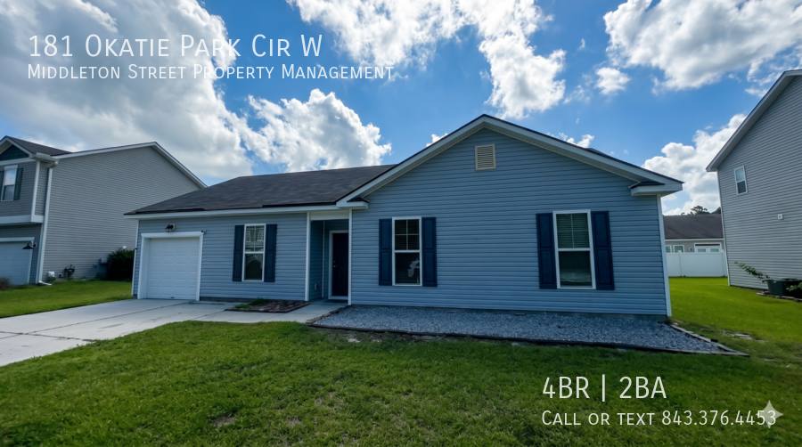 House for rent at 181 Okatie Park Circle W, Ridgeland, SC 29936