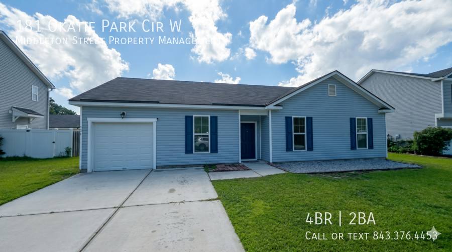 House for rent at 181 Okatie Park Circle W, Ridgeland, SC 29936