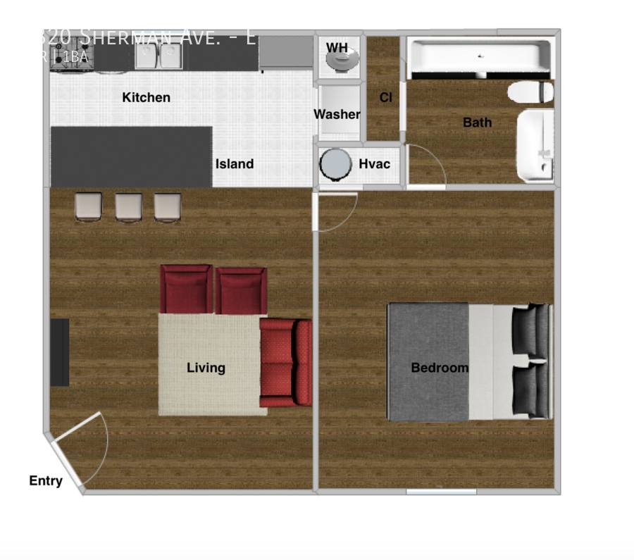 Apartment for rent at 3820 Sherman Ave E, Raleigh, NC 27606