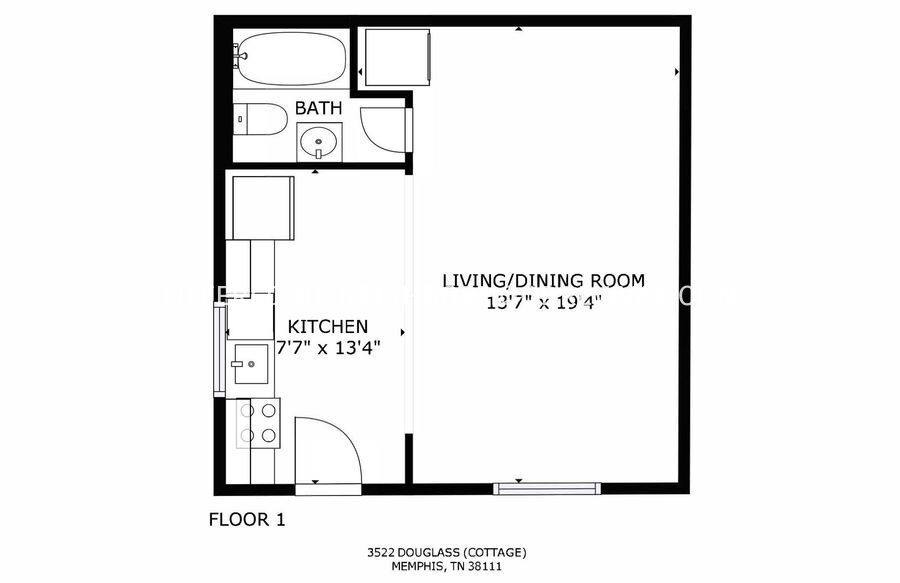 Apartment for rent at 3354 Douglass Ave, Memphis, TN 38111