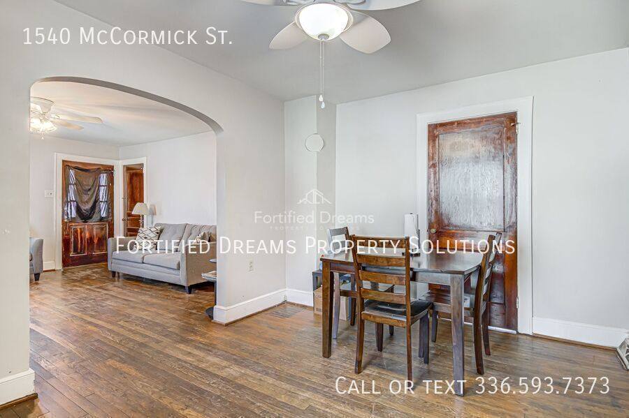 House for rent at 1540 McCormick St, Greensboro, NC 27403