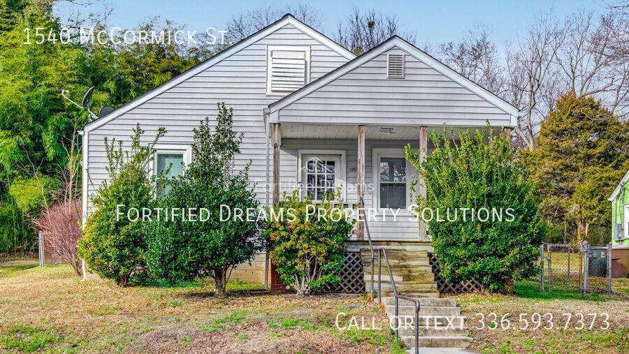 House for rent at 1540 McCormick St, Greensboro, NC 27403