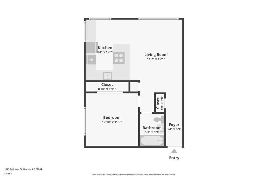 Apartment for rent at 1545 Quitman St #102, Denver, CO 80204