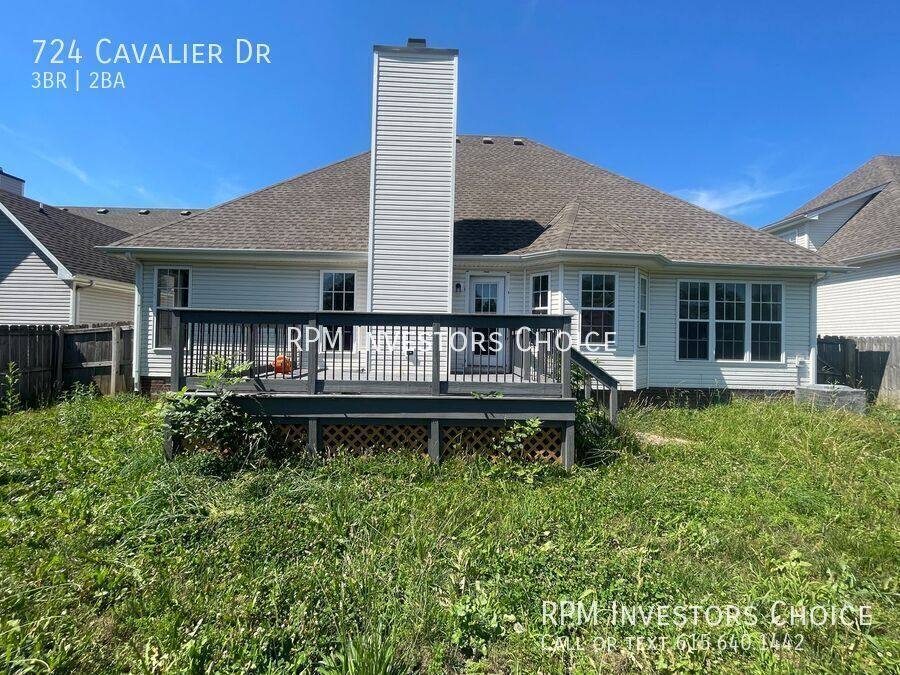 House for rent at 724 Cavalier Dr, Clarksville, TN 37040