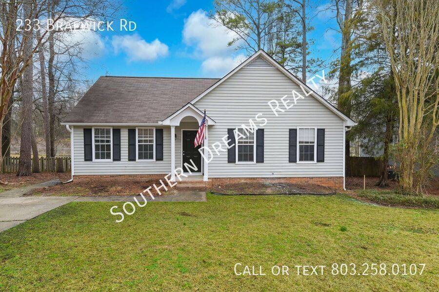 House for rent at 233 Braewick Rd, Columbia, SC 29212