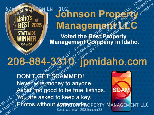 Apartment for rent at 6758 W Clinton Lane #102, Boise, ID 83704