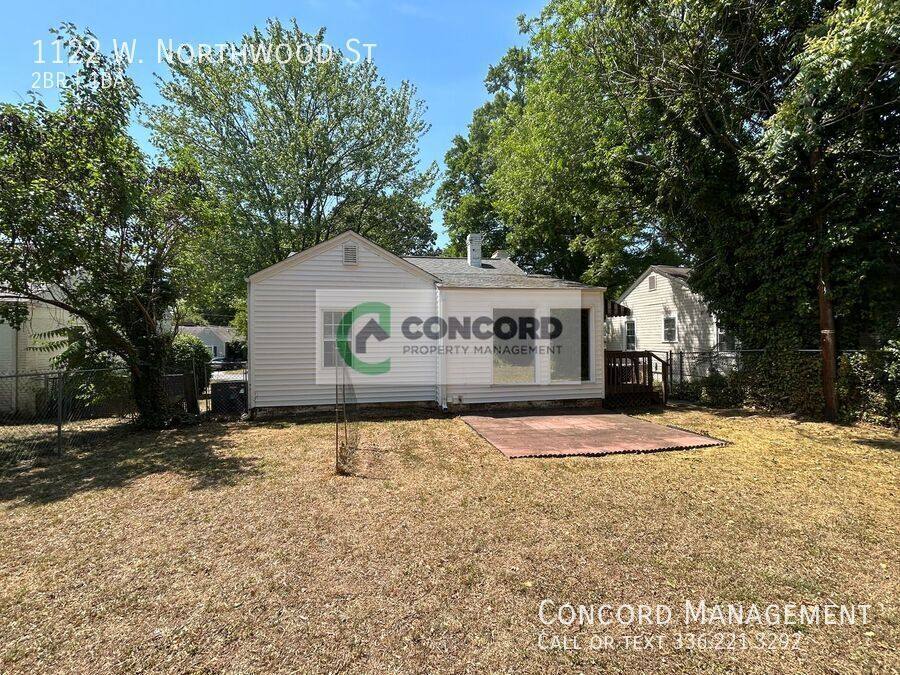 House for rent at 1122 W Northwood St, Greensboro, NC 27408