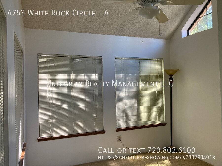 Condo for rent at 4753 White Rock Circle #A, Boulder, CO 80301