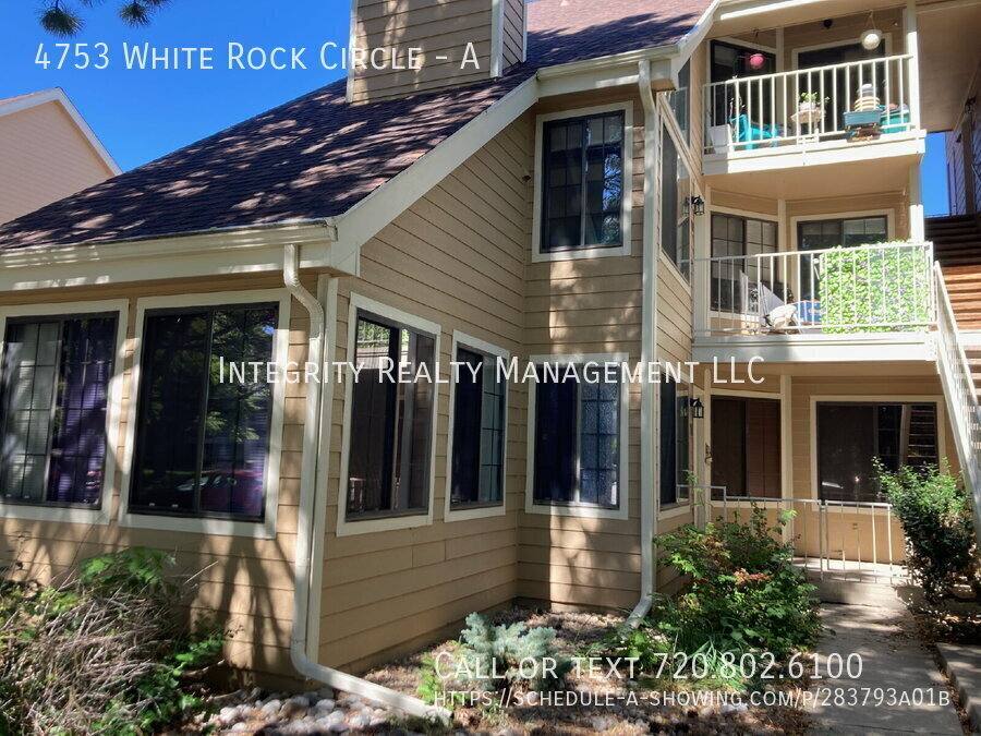 Condo for rent at 4753 White Rock Circle #A, Boulder, CO 80301