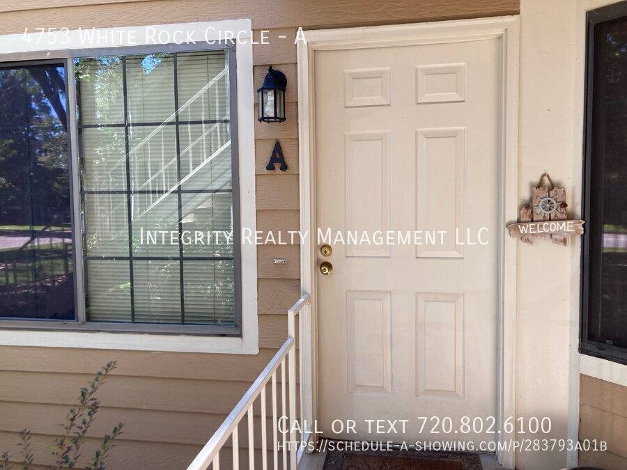 Condo for rent at 4753 White Rock Circle #A, Boulder, CO 80301