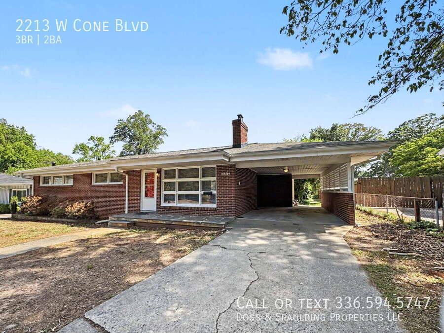 House for rent at 2213 W Cone Blvd, Greensboro, NC 27408
