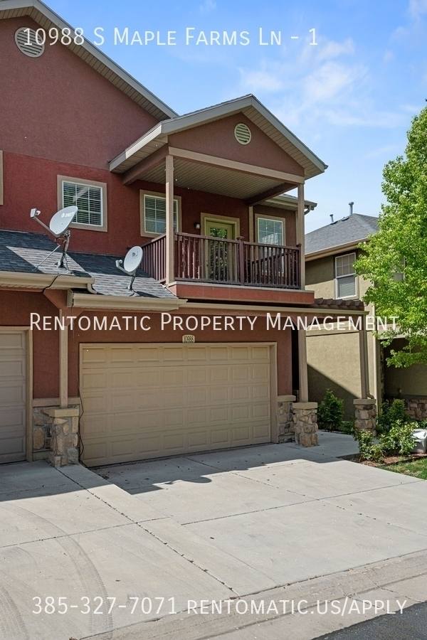 Townhouse for rent at 10988 S Maple Farms Lane #1, South Jordan, UT 84095