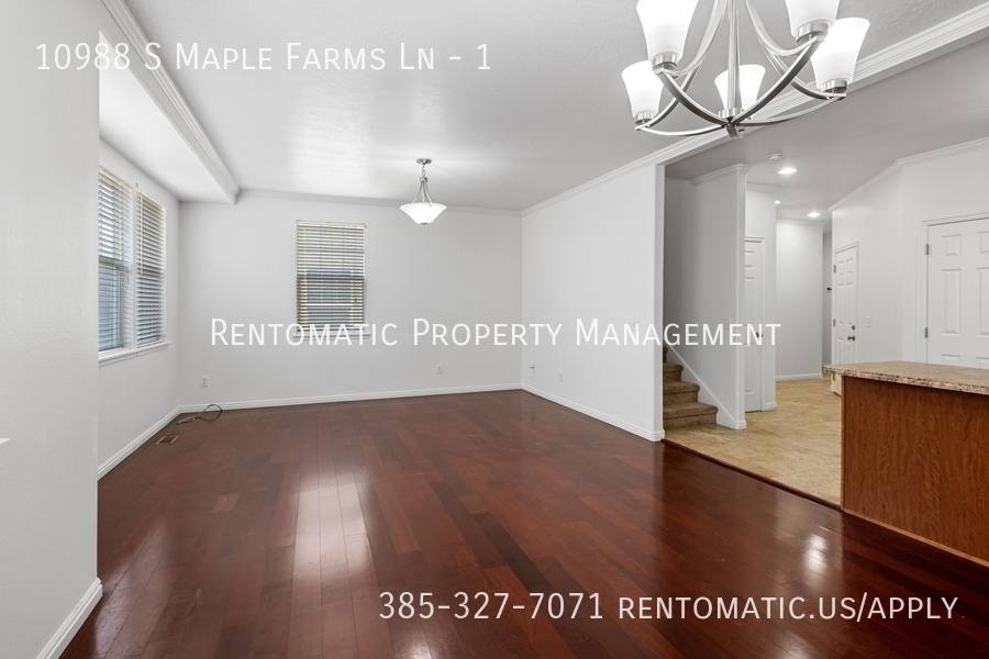 Townhouse for rent at 10988 S Maple Farms Lane #1, South Jordan, UT 84095