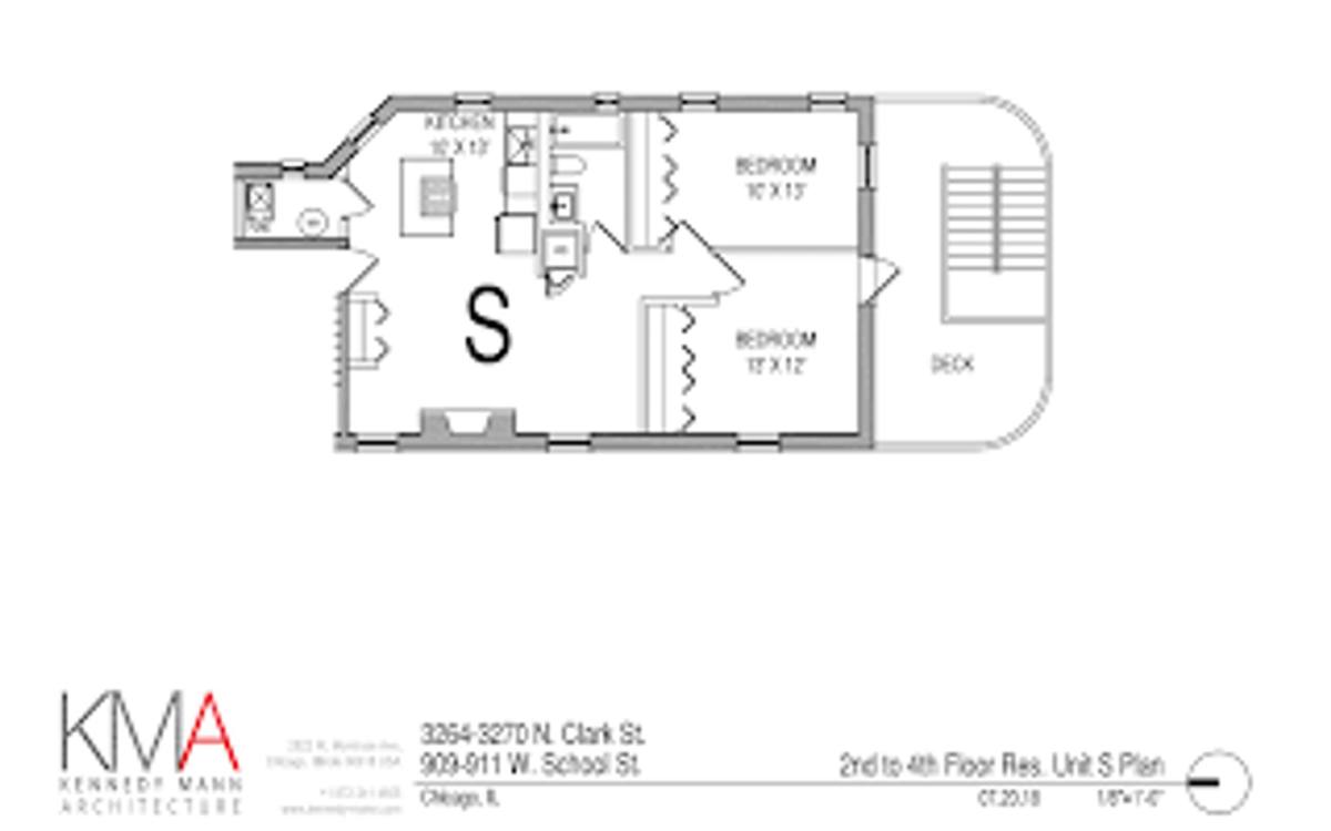 Apartment for rent at 911 W School #2S, Chicago, IL 60657