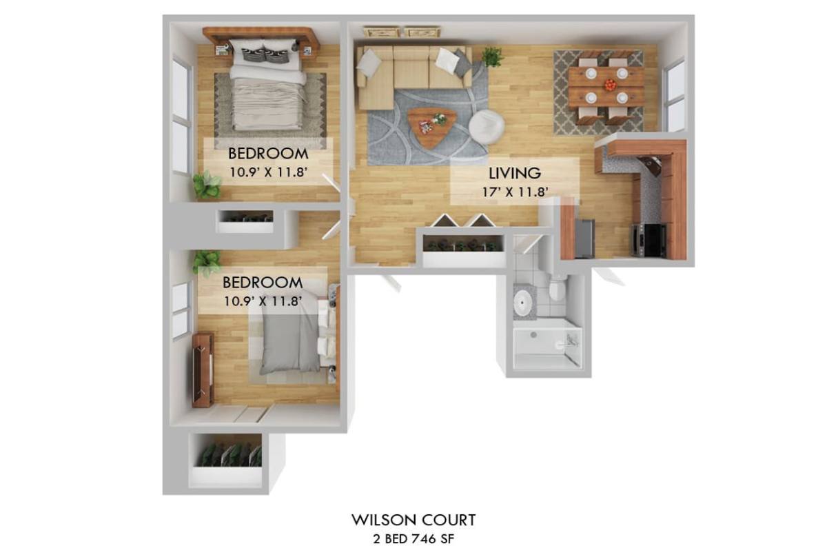 Apartment for rent at 1901 W Wilson Ave, Chicago, IL 60640