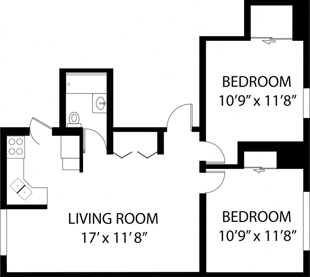 Apartment for rent at 1901 W Wilson Ave, Chicago, IL 60640