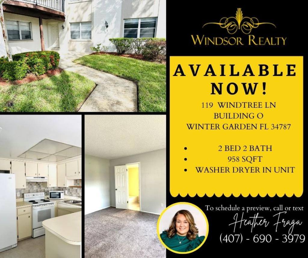 Condo for rent at 119 Windtree Ln, Building O, Winter Garden, FL 34787
