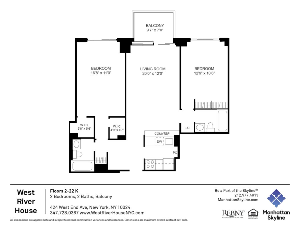 Apartment for rent at 424 W End Ave #711, New York, NY 10024