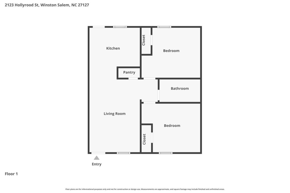 Apartment for rent at 2123 Hollyrood St, Winston Salem, NC 27127