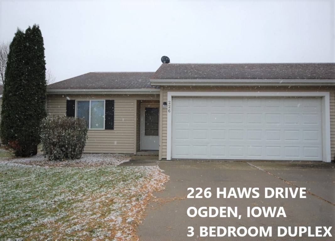 Apartment for rent at 226-228 Haws Dr, Ogden, IA 50212